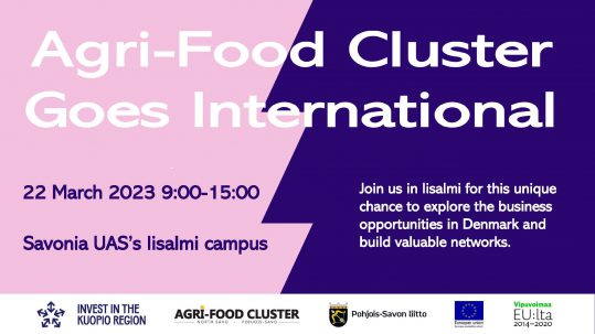 Agri-Food Cluster Goes International event invitation