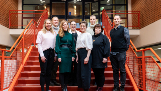 Päätösseminaari 25.11.2025 Itä-Suomen yliopistolla, hankkeen työntekijöitä ryhmäkuvassa.