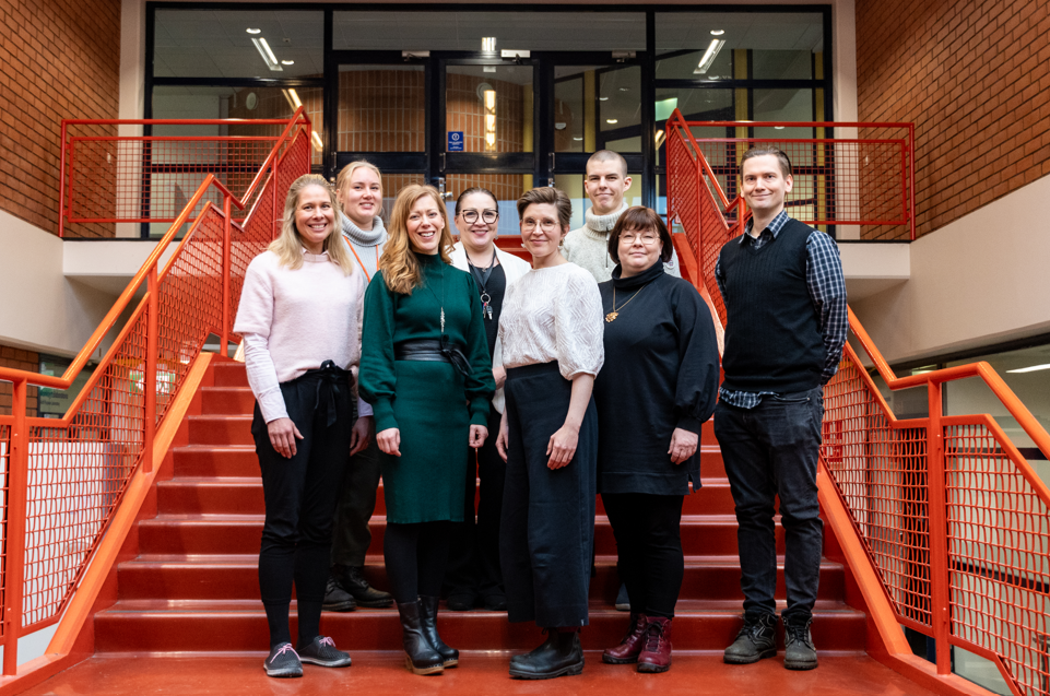 Päätösseminaari 25.11.2025 Itä-Suomen yliopistolla, hankkeen työntekijöitä ryhmäkuvassa.